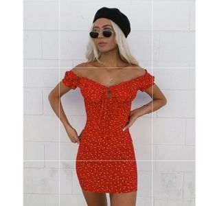 NWT Red Mini Dress